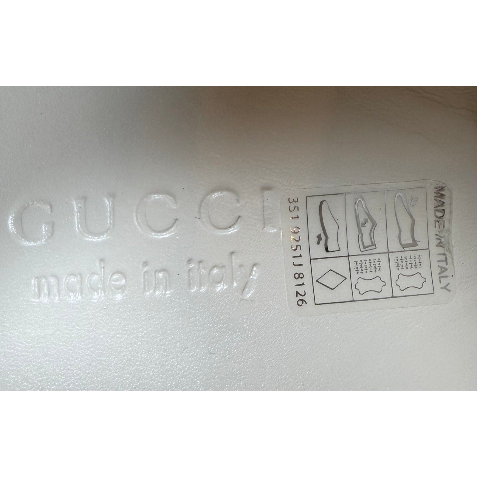 Size 8.5US - Gucci Screener Black White NEW
