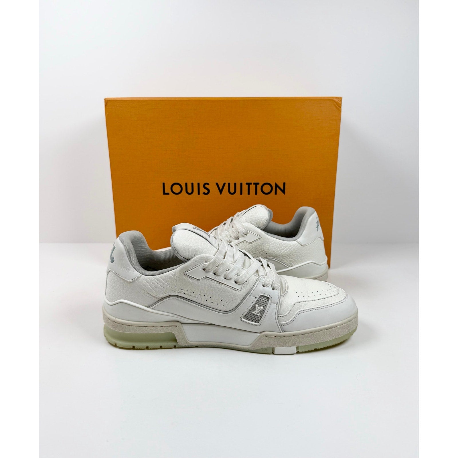Size 8.5UK/10US - Louis Vuitton White Trainer