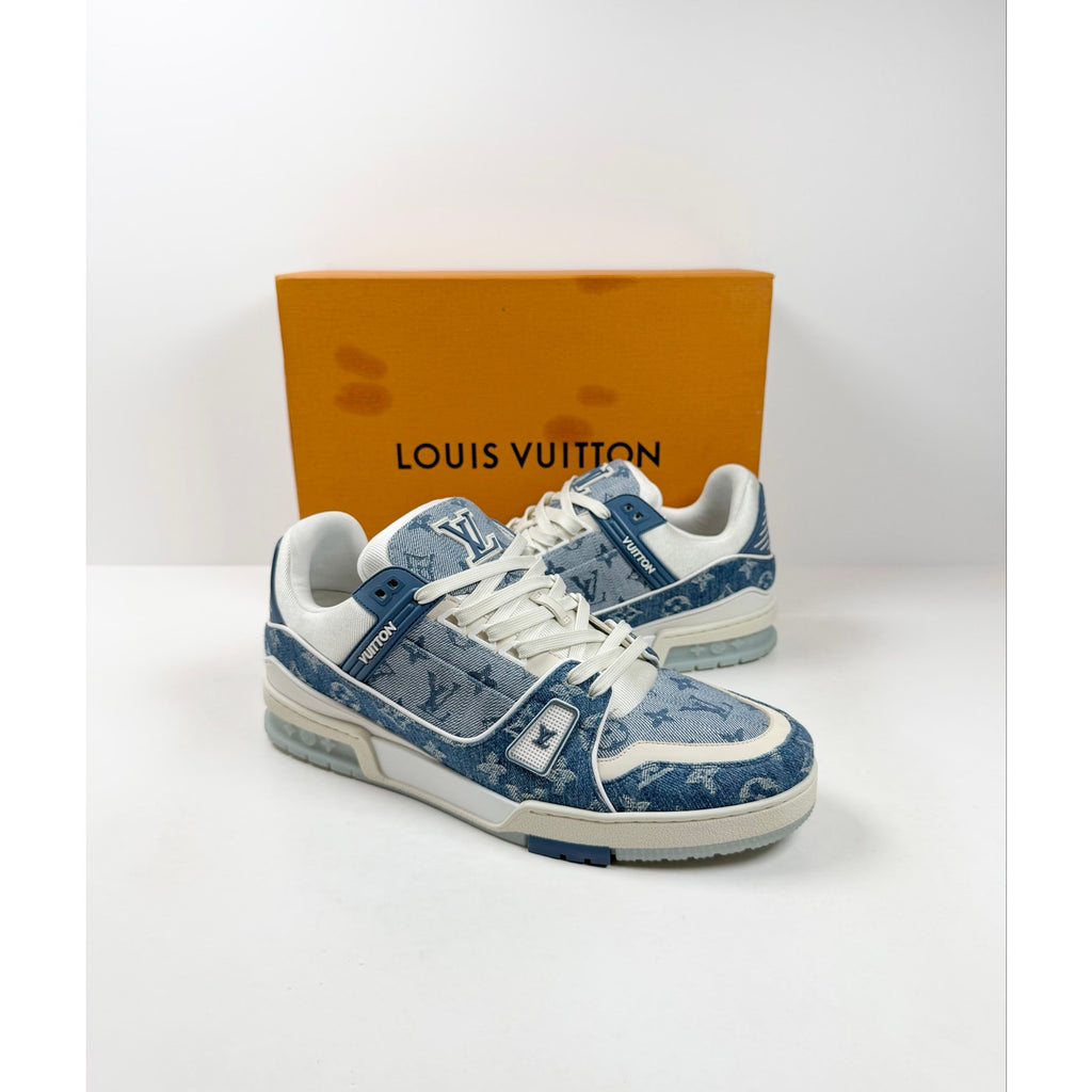 Size 11UK/12US - Louis Vuitton Denim Trainer Tried On!