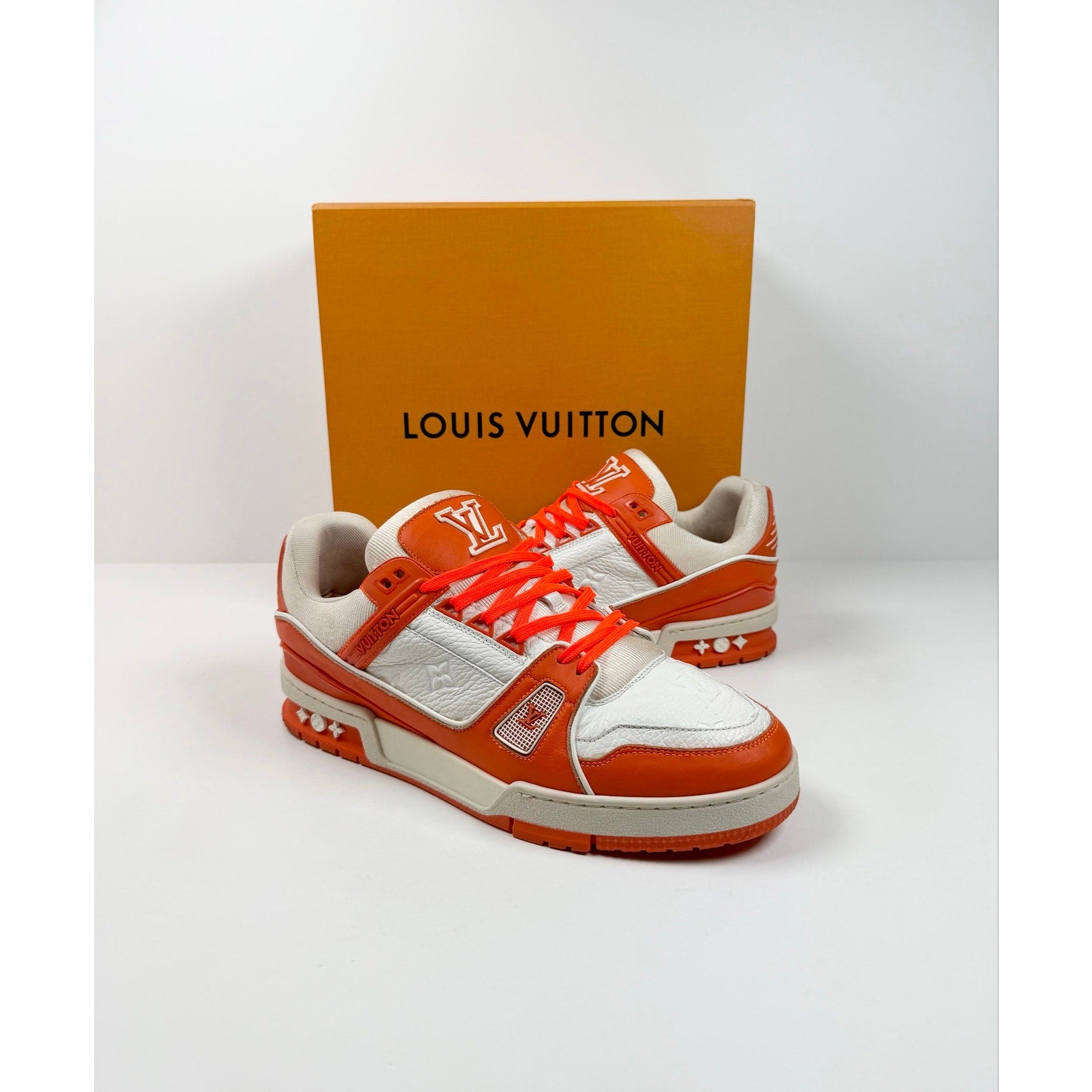 Size 8LV/9.5US - Louis Vuitton Trainer Orange