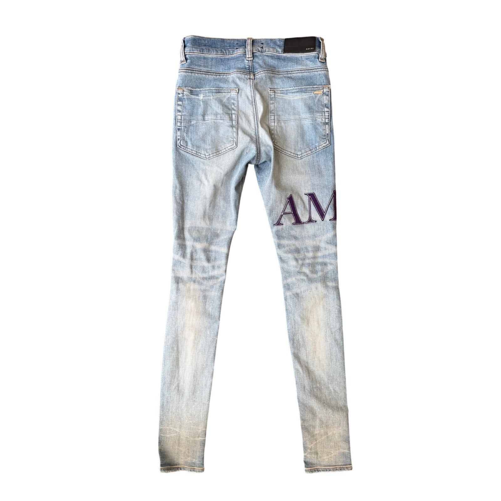 Size 28 - Amiri Serif Logo Jeans
