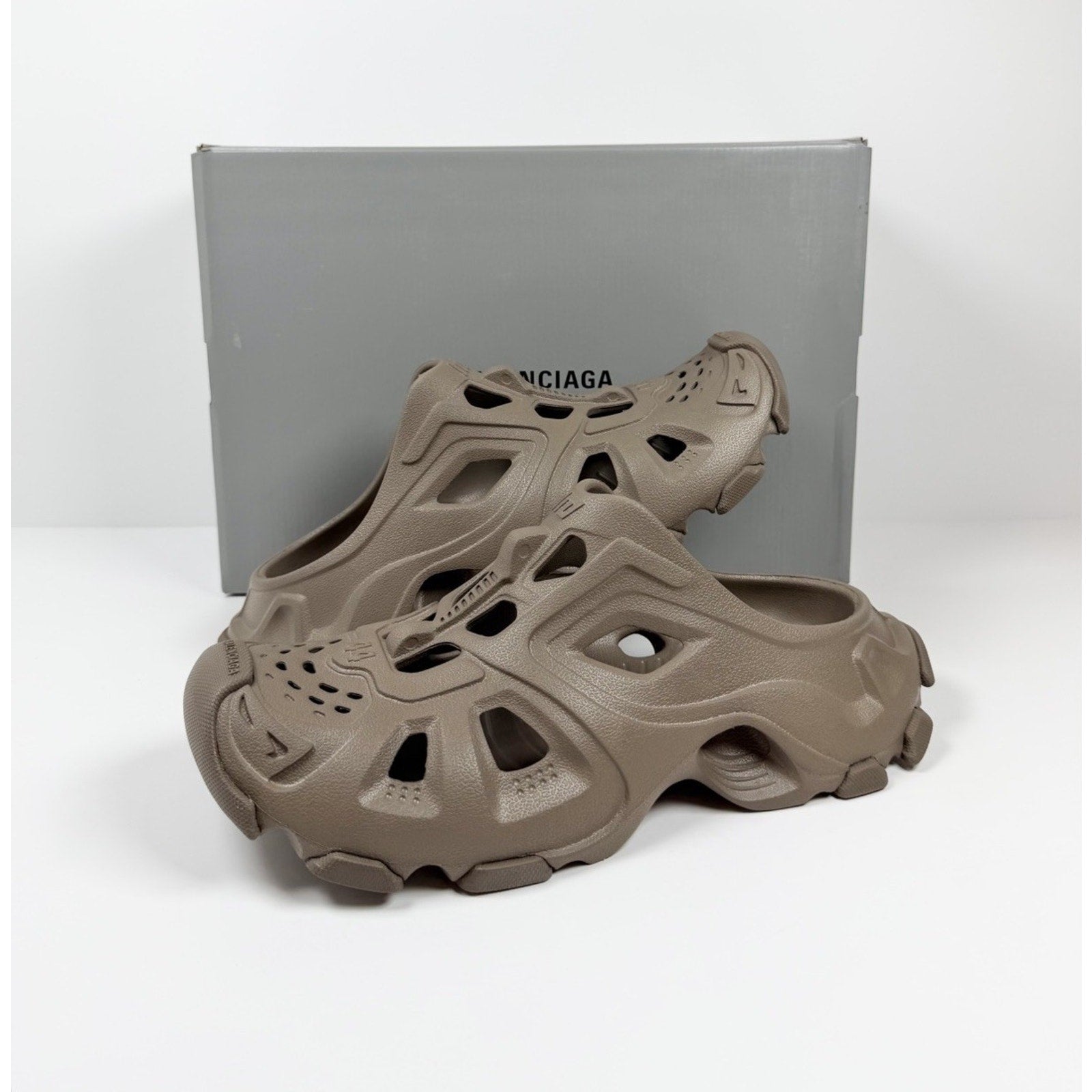 Size 44EU/11US - Balenciaga HD Mule Slip On Taupe NEW