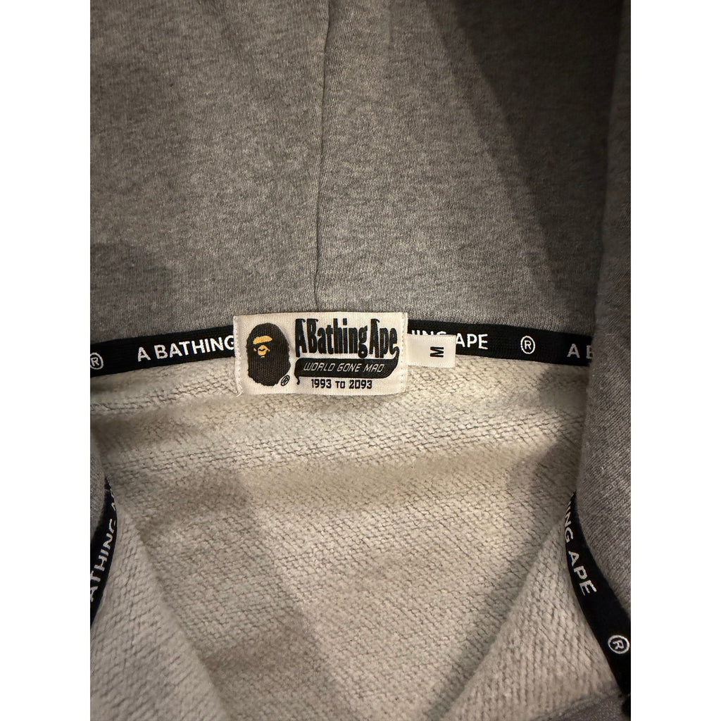 Size M - Bape Quarter Zip Pullover Hoodie