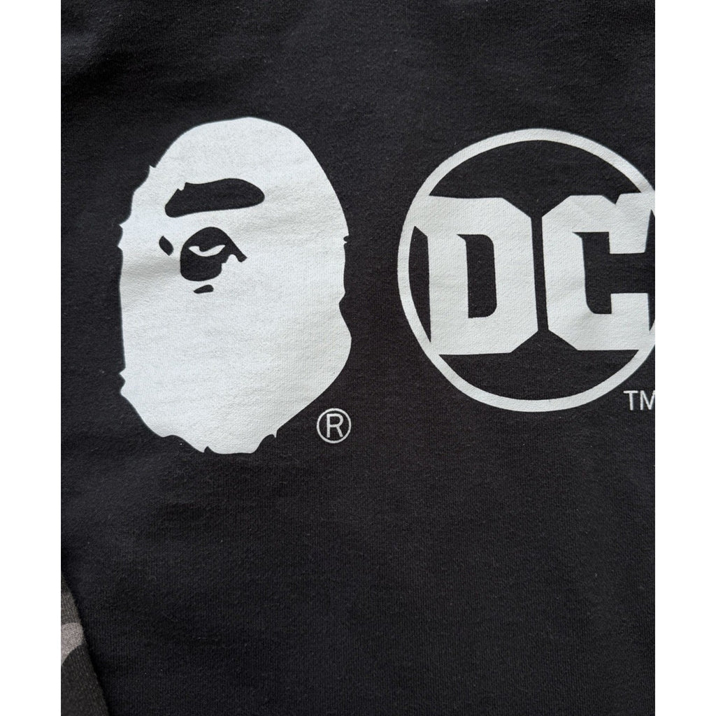 Size L (Fits M) - Bape x DC Comics Batman Full Zip Hoodie