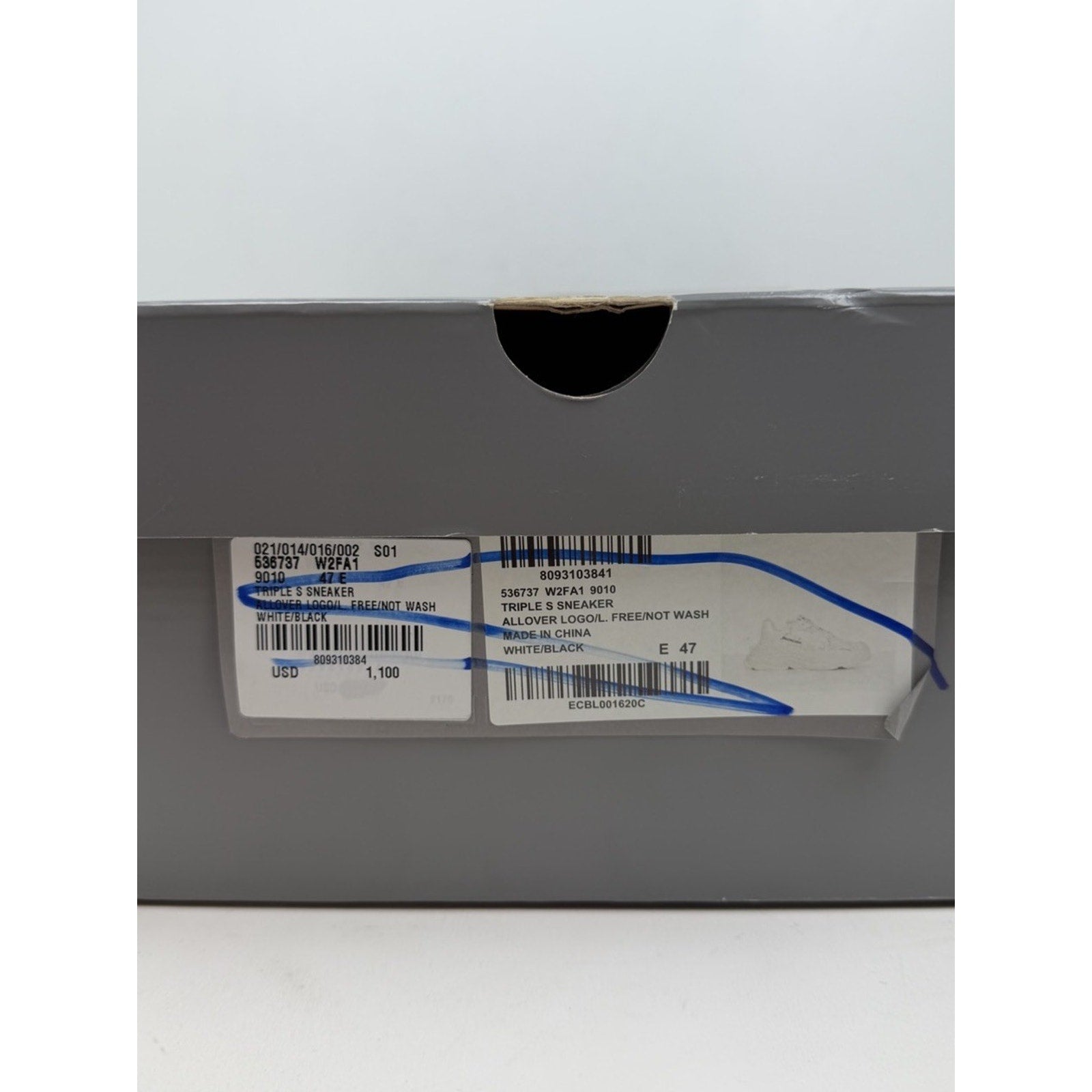 Size 47EU/14US - Balenciaga Triple S Allover Logo Sneakers🤍 New/Retail $1.2K!