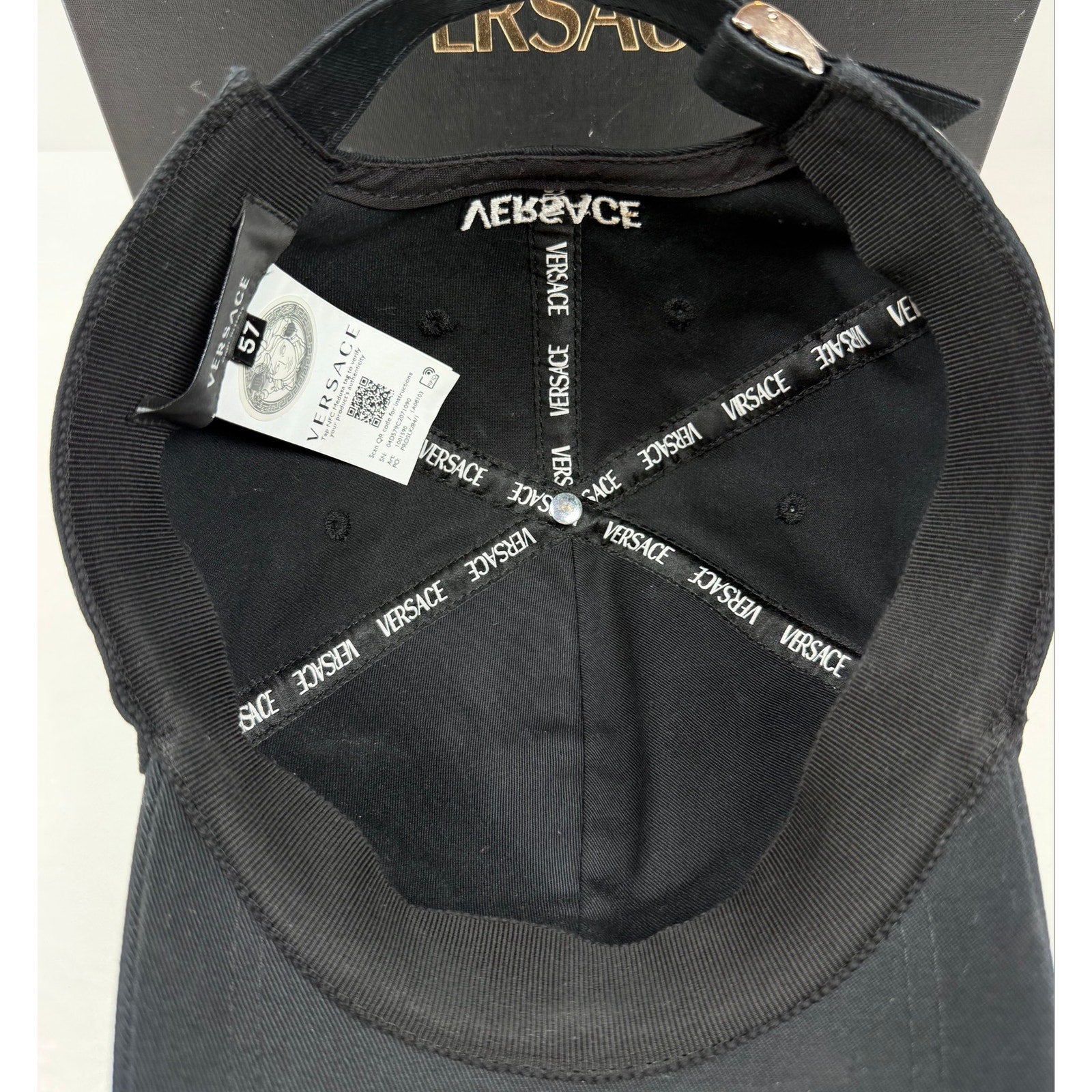 Versace Logo Baseball Cap Size M