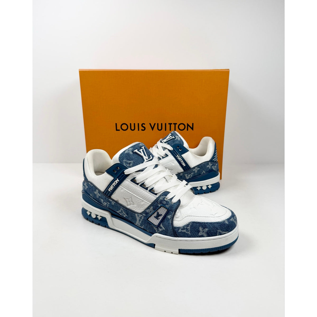 Size 9.5UK/10.5US - Louis Vuitton Denim Trainer