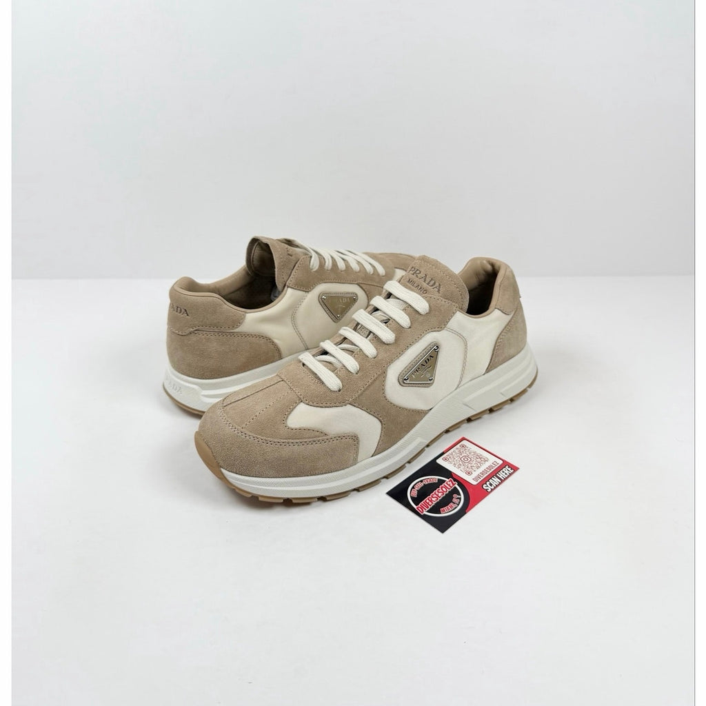 Size 8.5UK/9.5US - Prada Prax Suede Nylon NEW