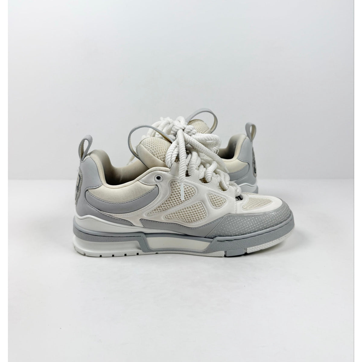 Size 7UK/8US - Louis Vuitton Skate White Grey