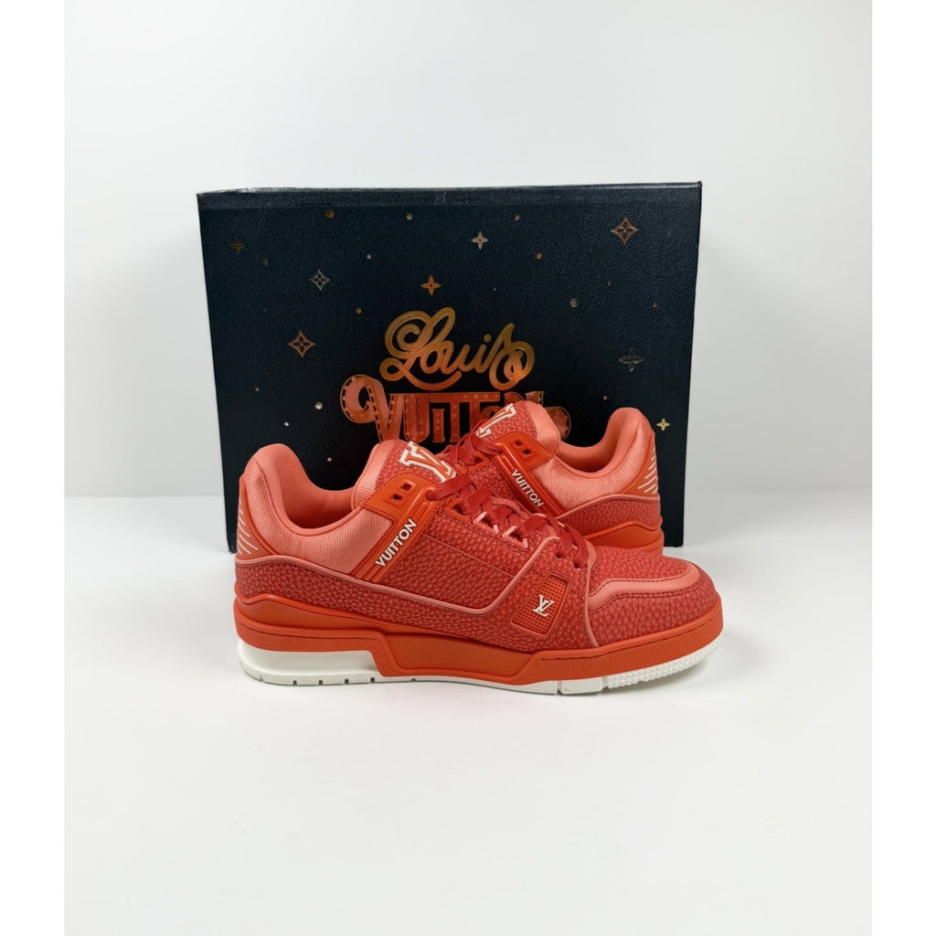Size 6UK/7US - Louis Vuitton Orange White Trainer NEW!