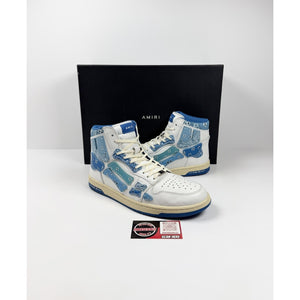 Size 44EU/11US - Amiri Skel Top Bandana Blue High TRIED ON