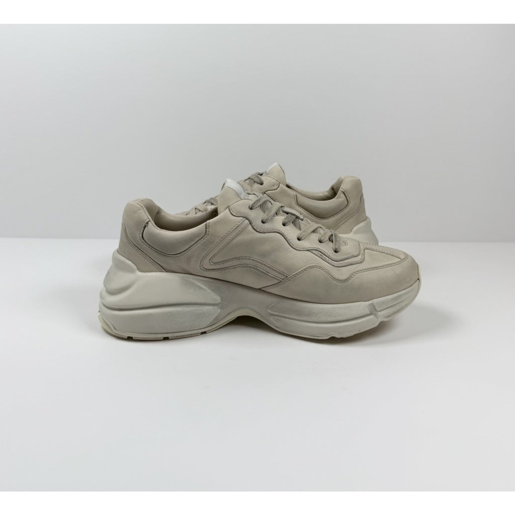 Size 8.5US - Gucci Rhyton Think/Thank Leather Sneakers