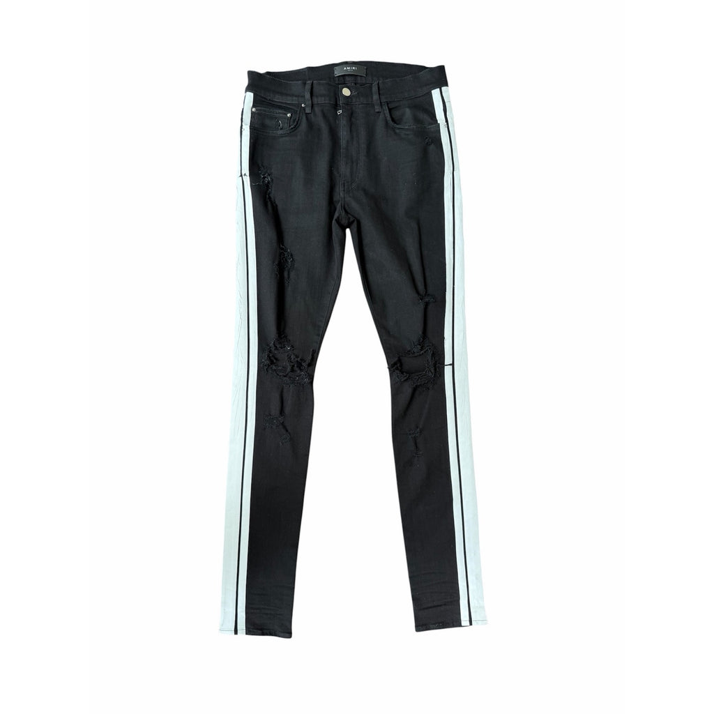 Size 32 - Amiri Black White Stripe Jeans