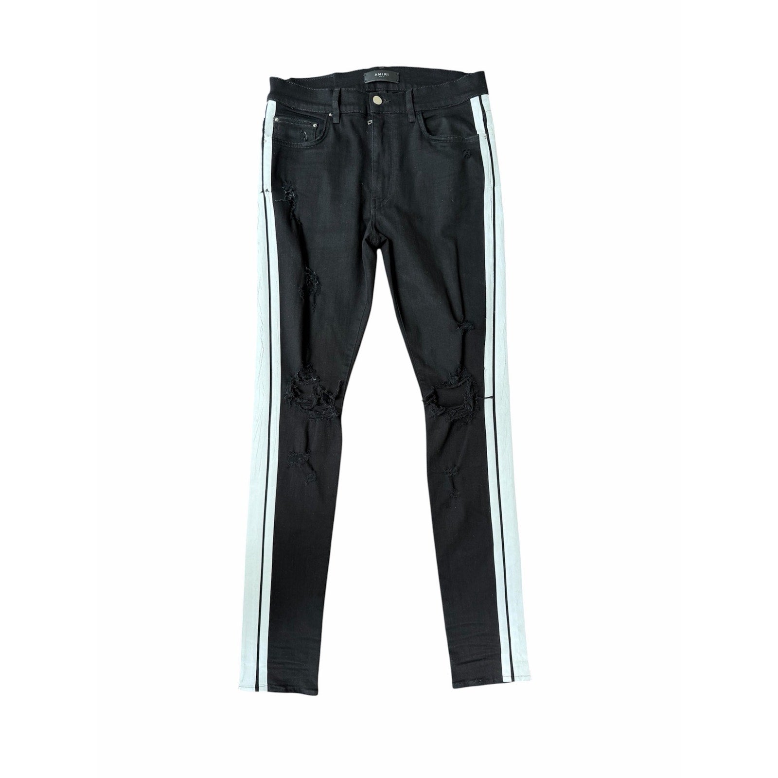 Size 32 - Amiri Black White Stripe Jeans