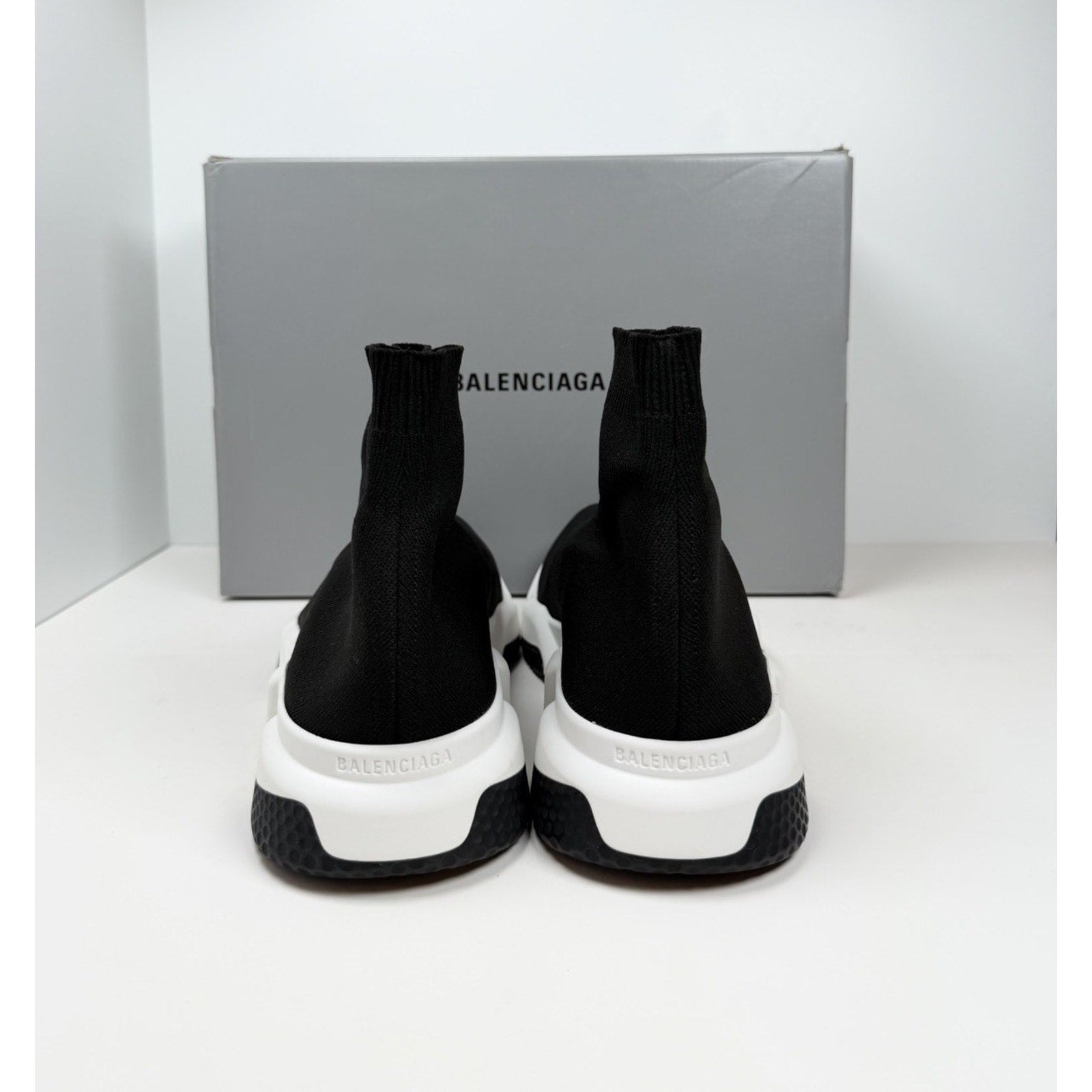 Size 47EU/14US - Balenciaga Speed Trainer Black White NEW