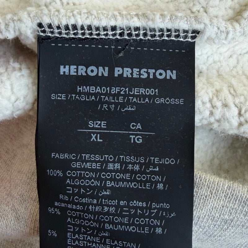 Size XL - Heron Preston Split Herons Crewneck