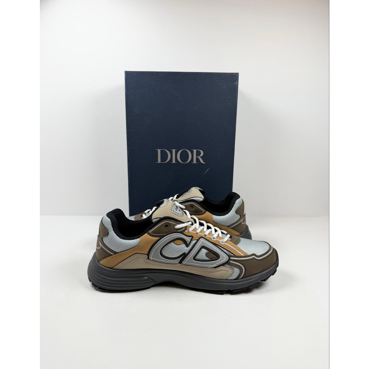 Size 46EU/13US - Dior B22 Brown Sneakers