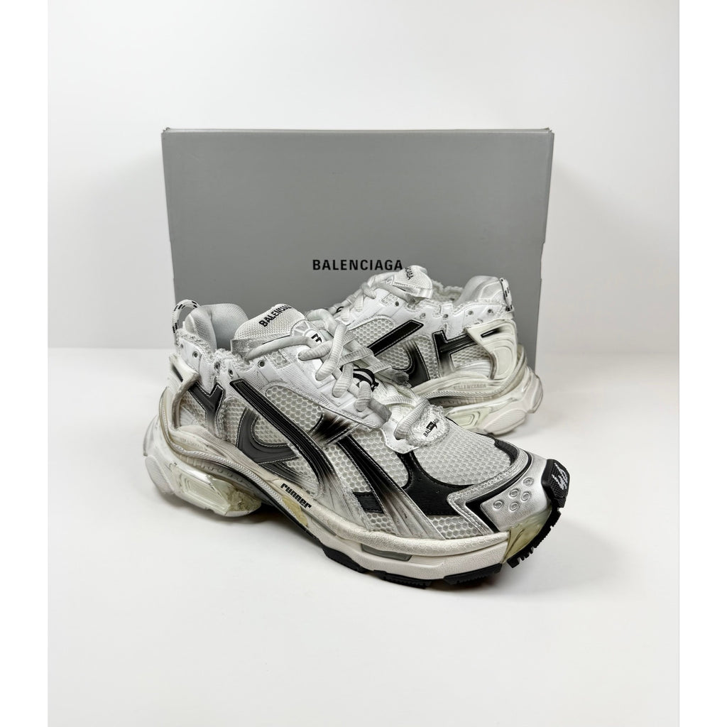 Size 46EU/13US - Balenciaga Runner White Black NEW