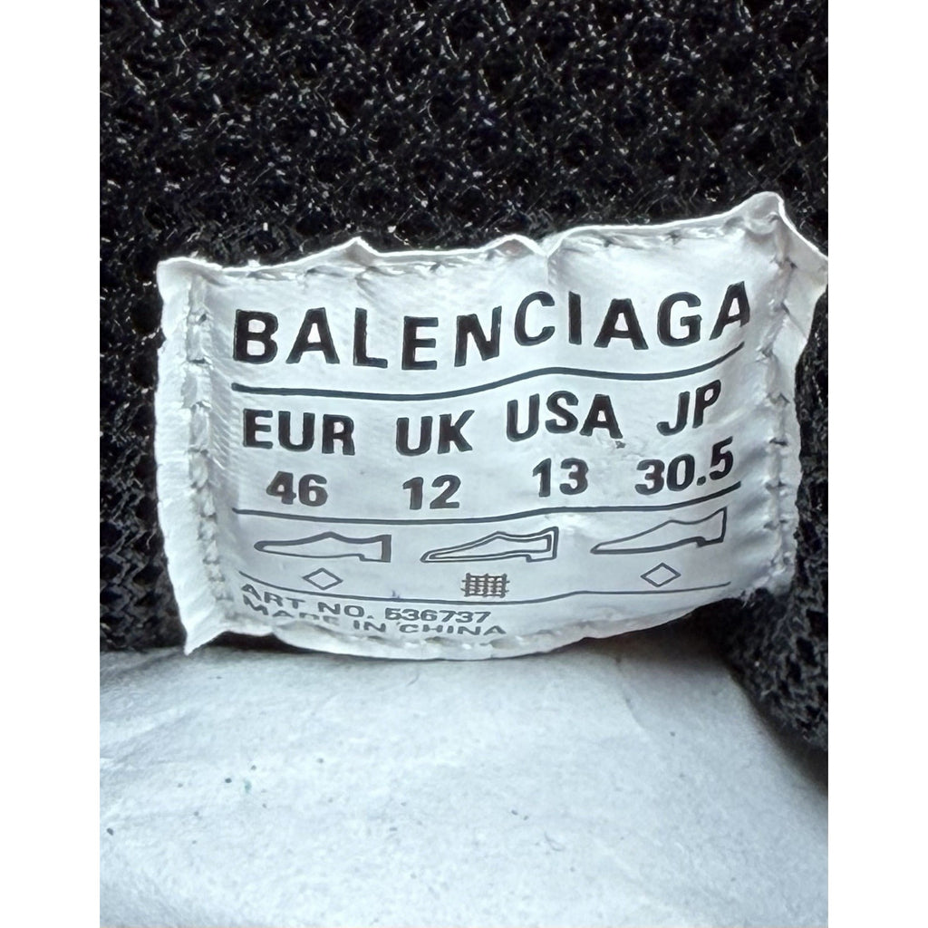 Size 46EU/13US - Balenciaga Triple S All Over Black NEW