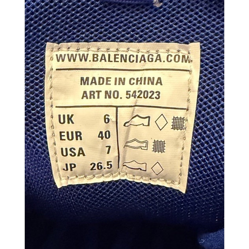 Size 40EU/7US - Balenciaga Track Metallic Blue NEW