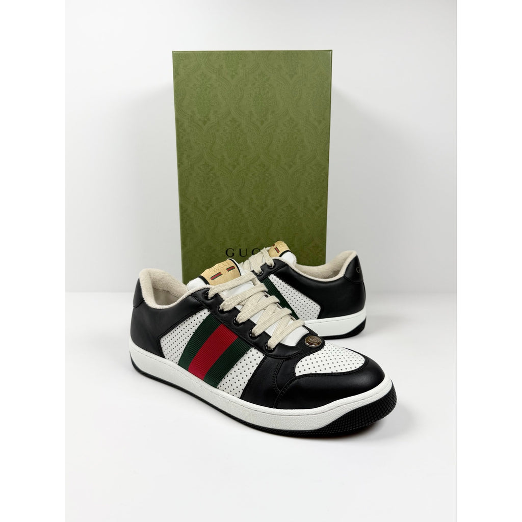 Size 8.5US - Gucci Screener Black White NEW