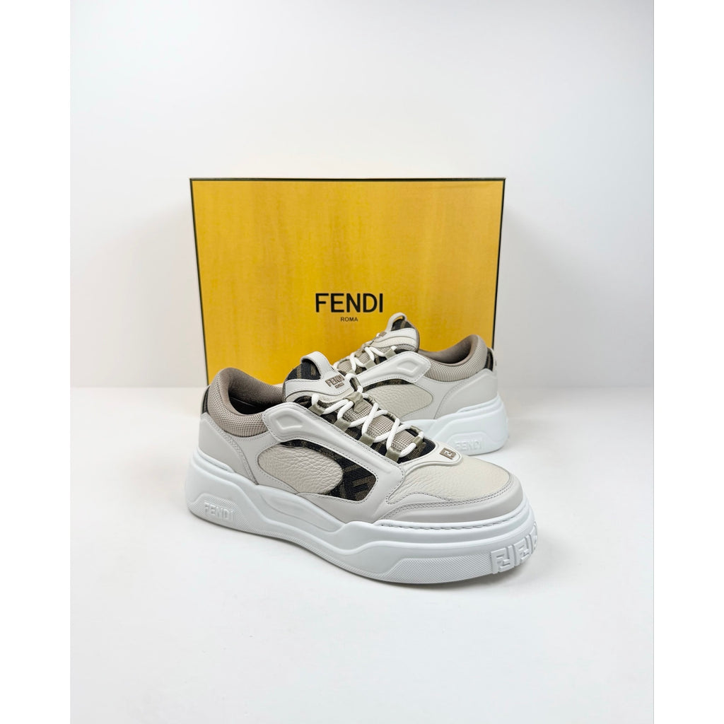 Size 7UK/8US - Fendi Force White Sneakers