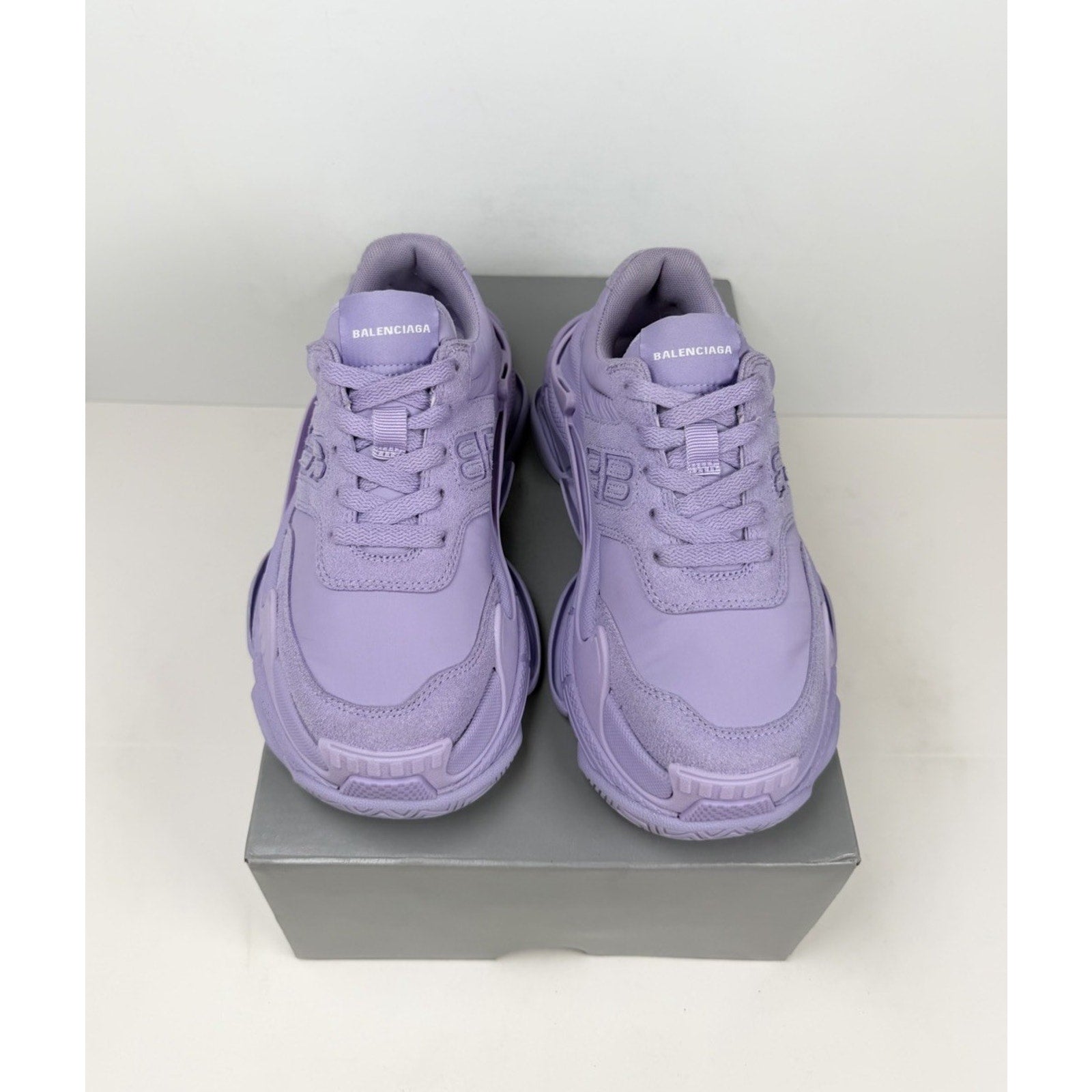 Size 34EU/4W - Balenciaga Triple S Nylon Lilac NEW