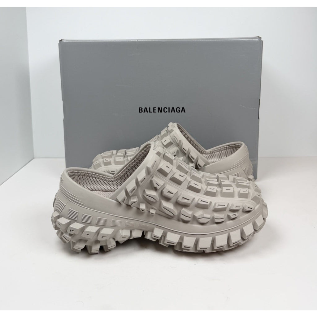 Size 7 Women's - Balenciaga Defender Beige Clogs NEW