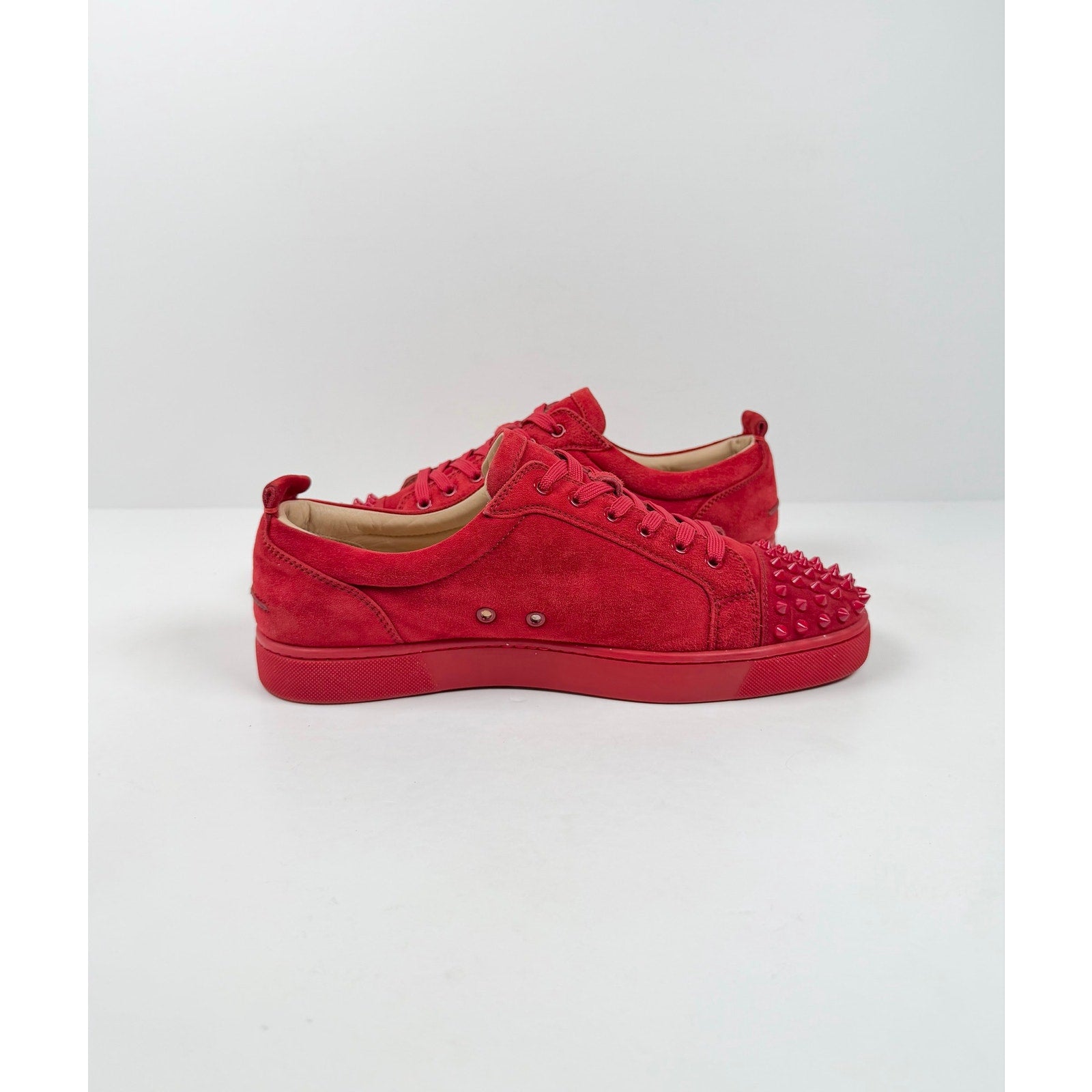 Size 45EU/12US - Christian Louboutin Red Suede Spike