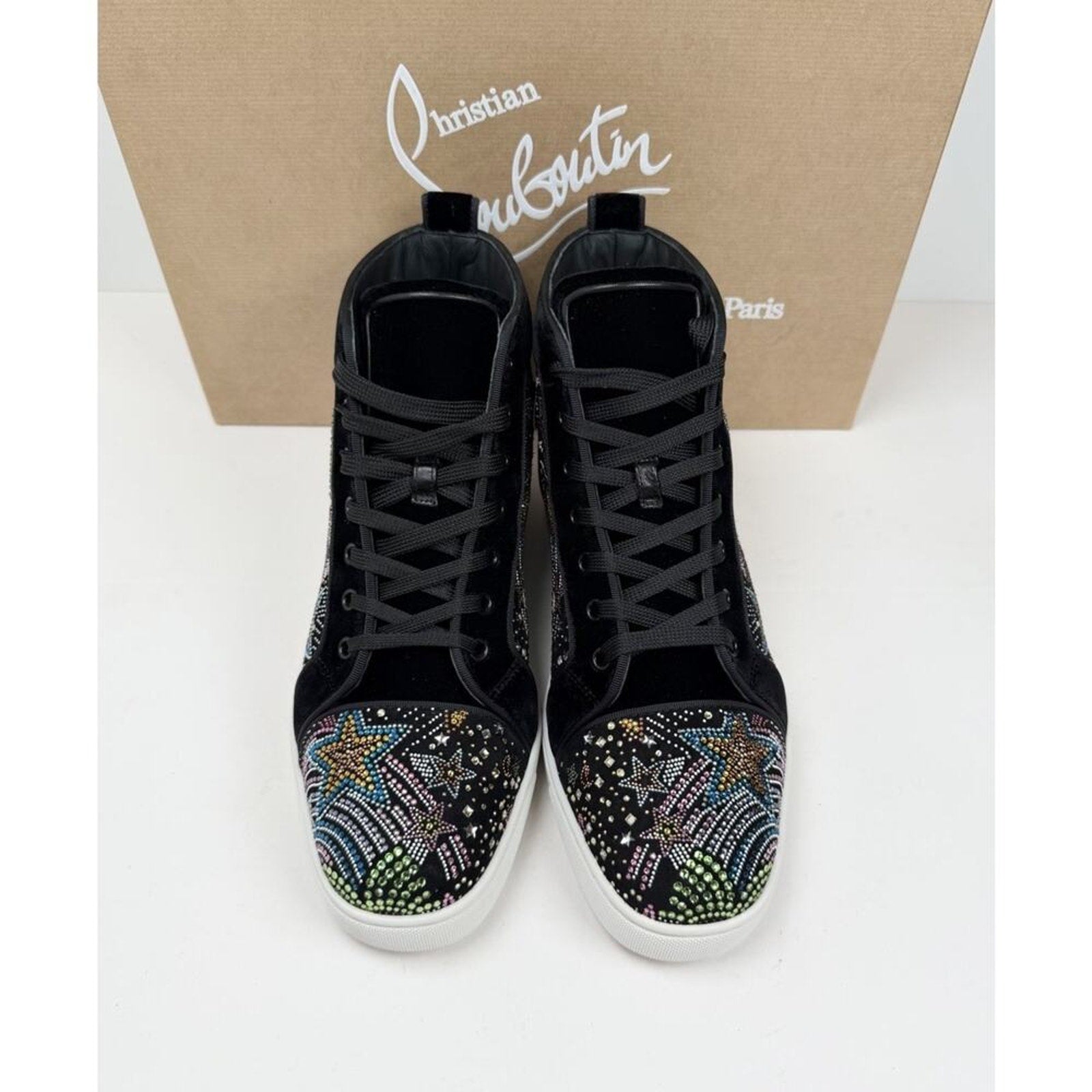 Size 8US - Christian Louboutin Crystal New/Retail $3,695!