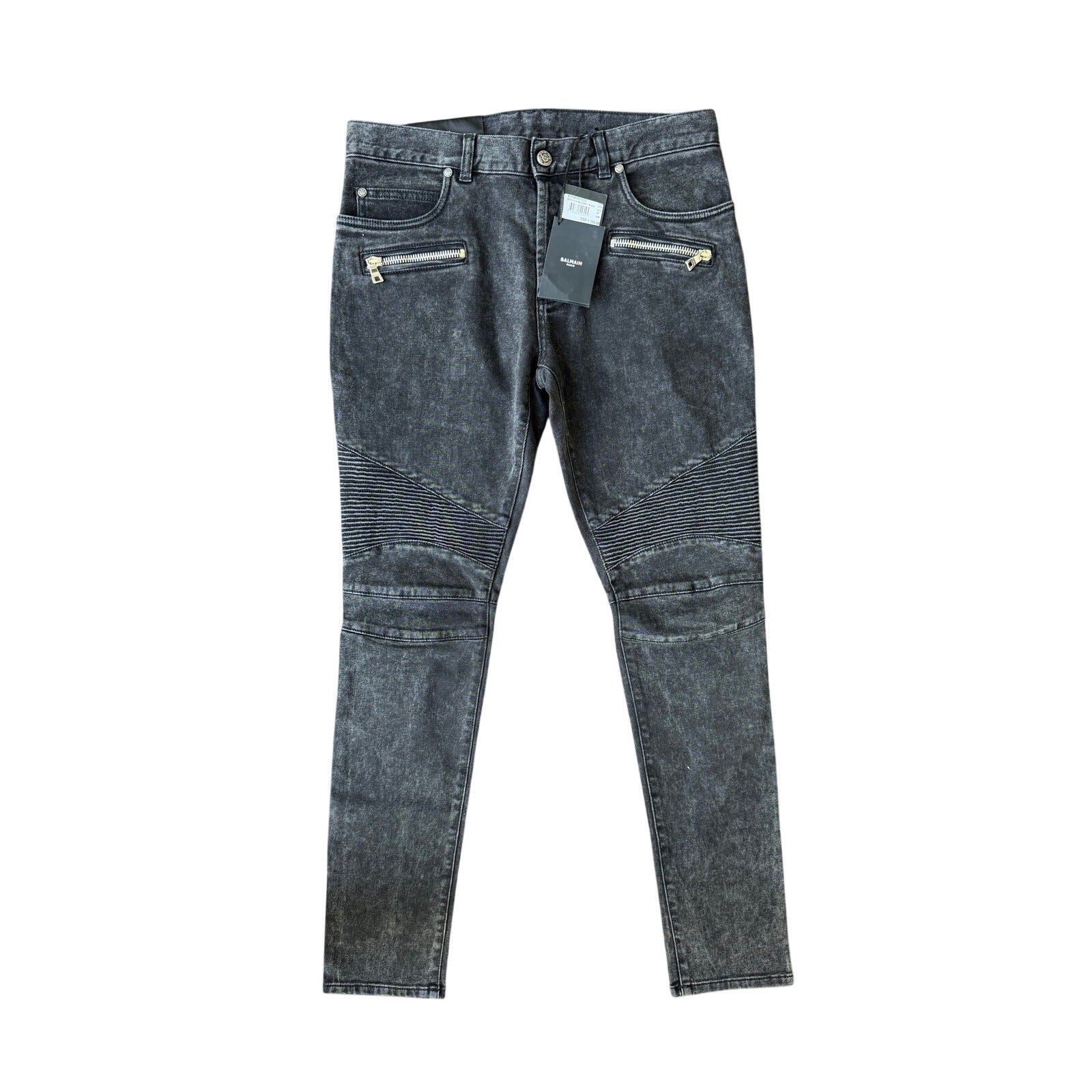 Size 32 - Balmain Denim Biker Jeans NEW with tags