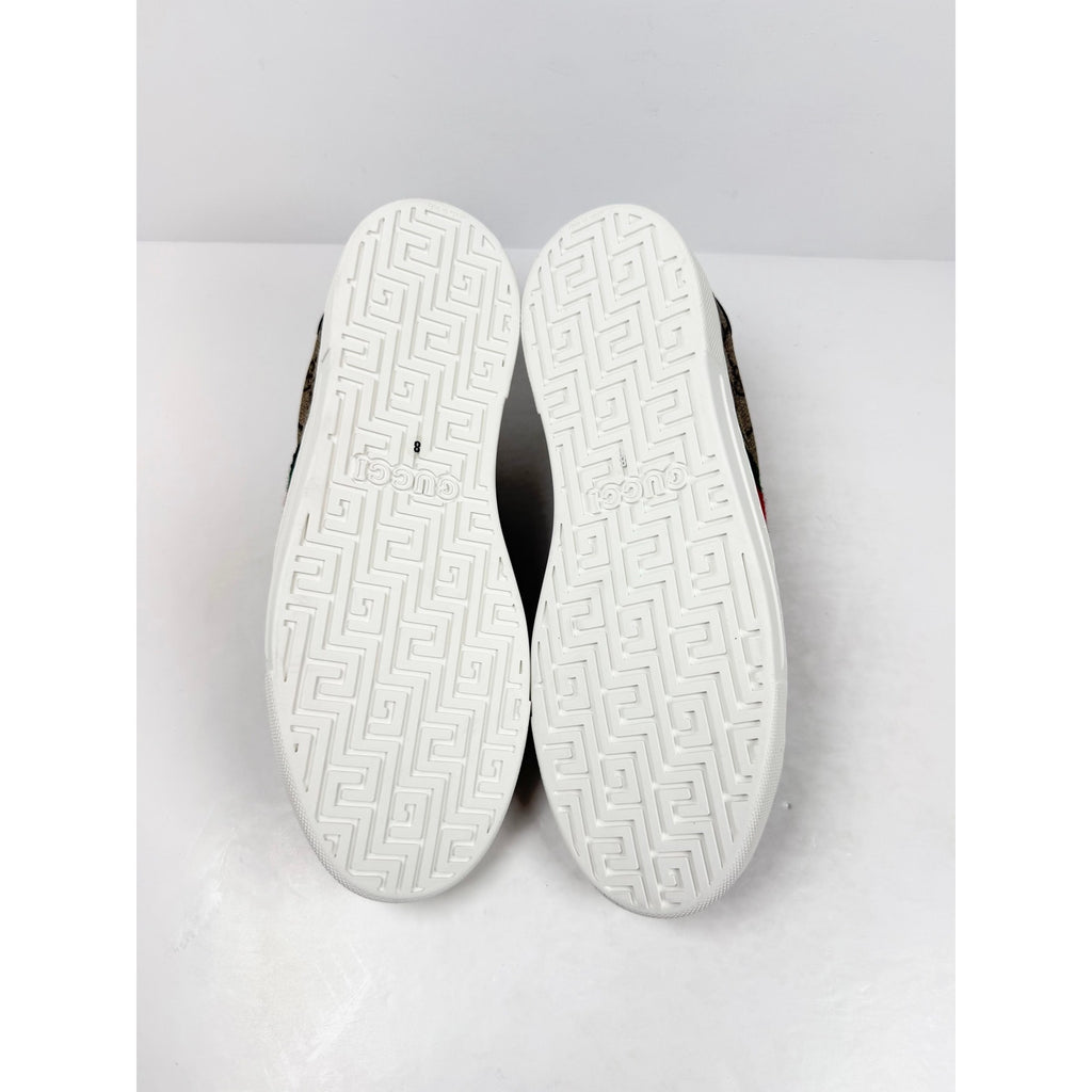 Size 8.5US - Gucci Ace Monogram Beige NEW