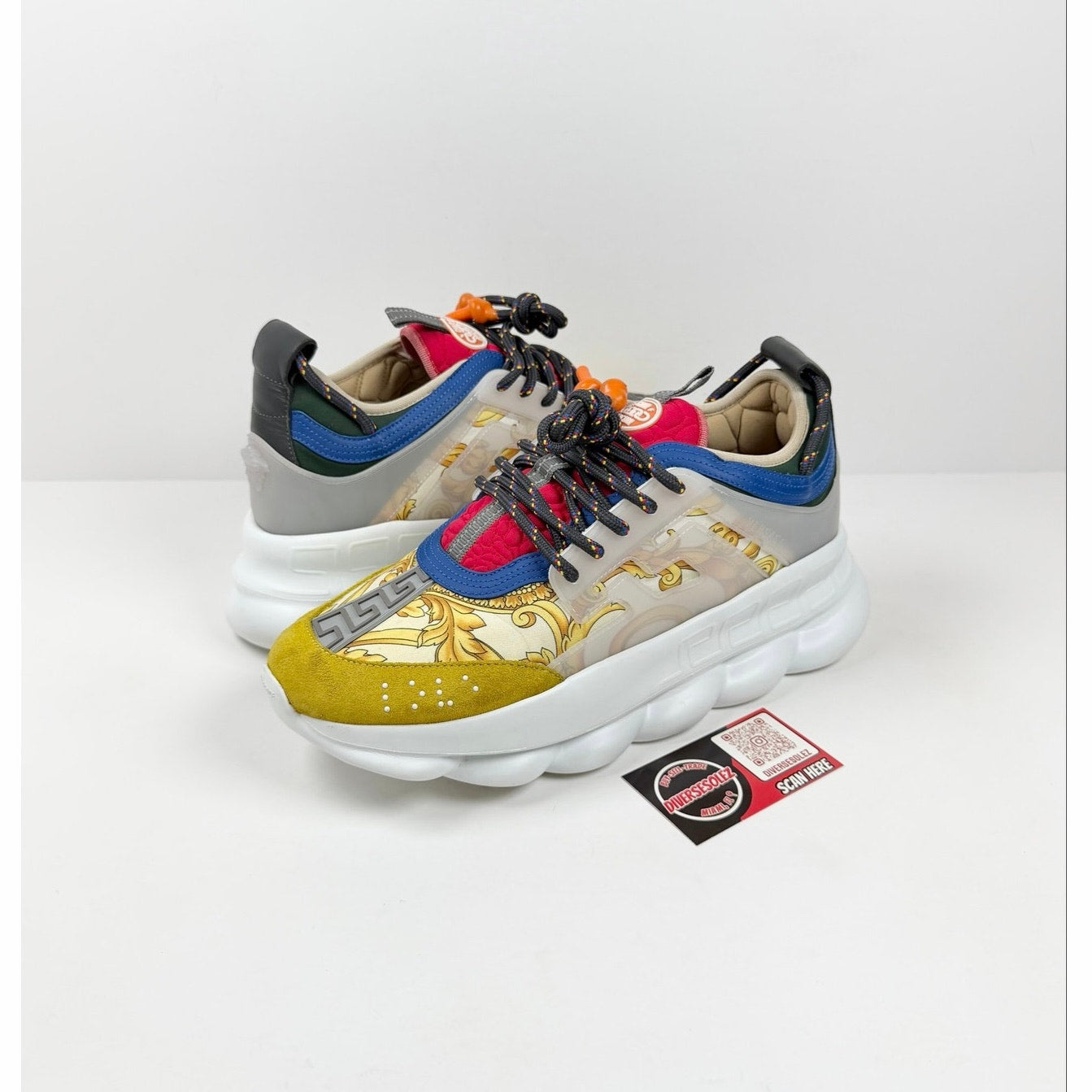 Size 10.5 - Versace Chain Reaction Multicolor