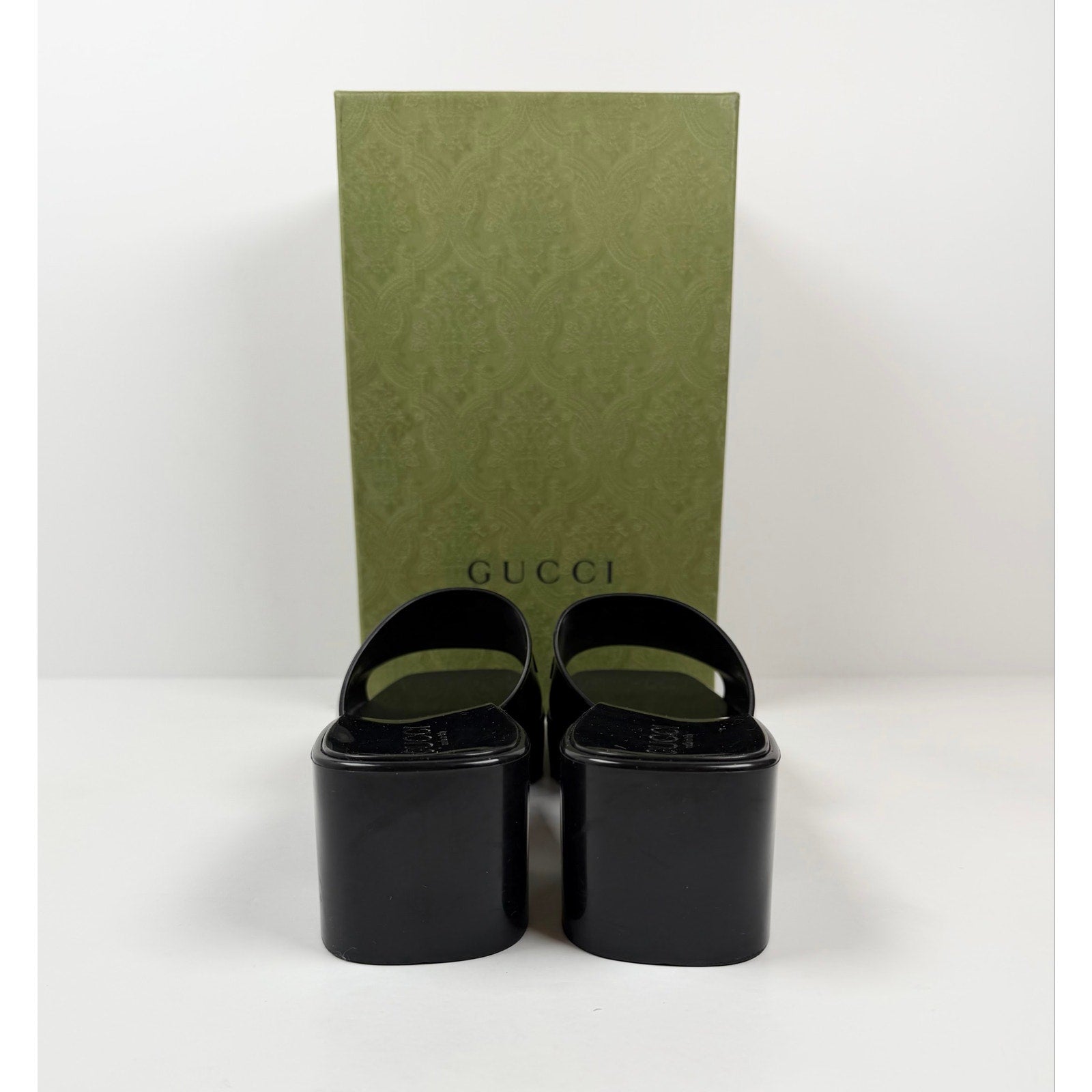 Size 40EU/10W - Gucci Rubber Platform Sandals