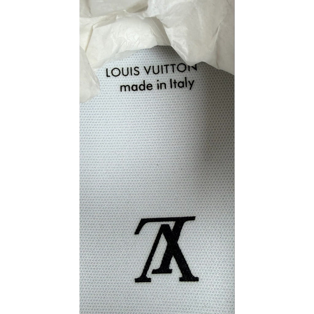 Size 10.5UK/12US - Louis Vuitton Black White Trainer NEW