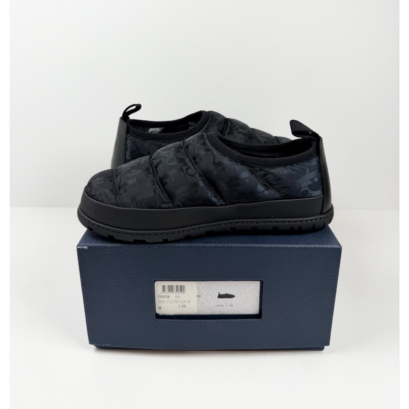 Size 39EU/6US - Dior Snow Puffer Nylon Slippers NEW
