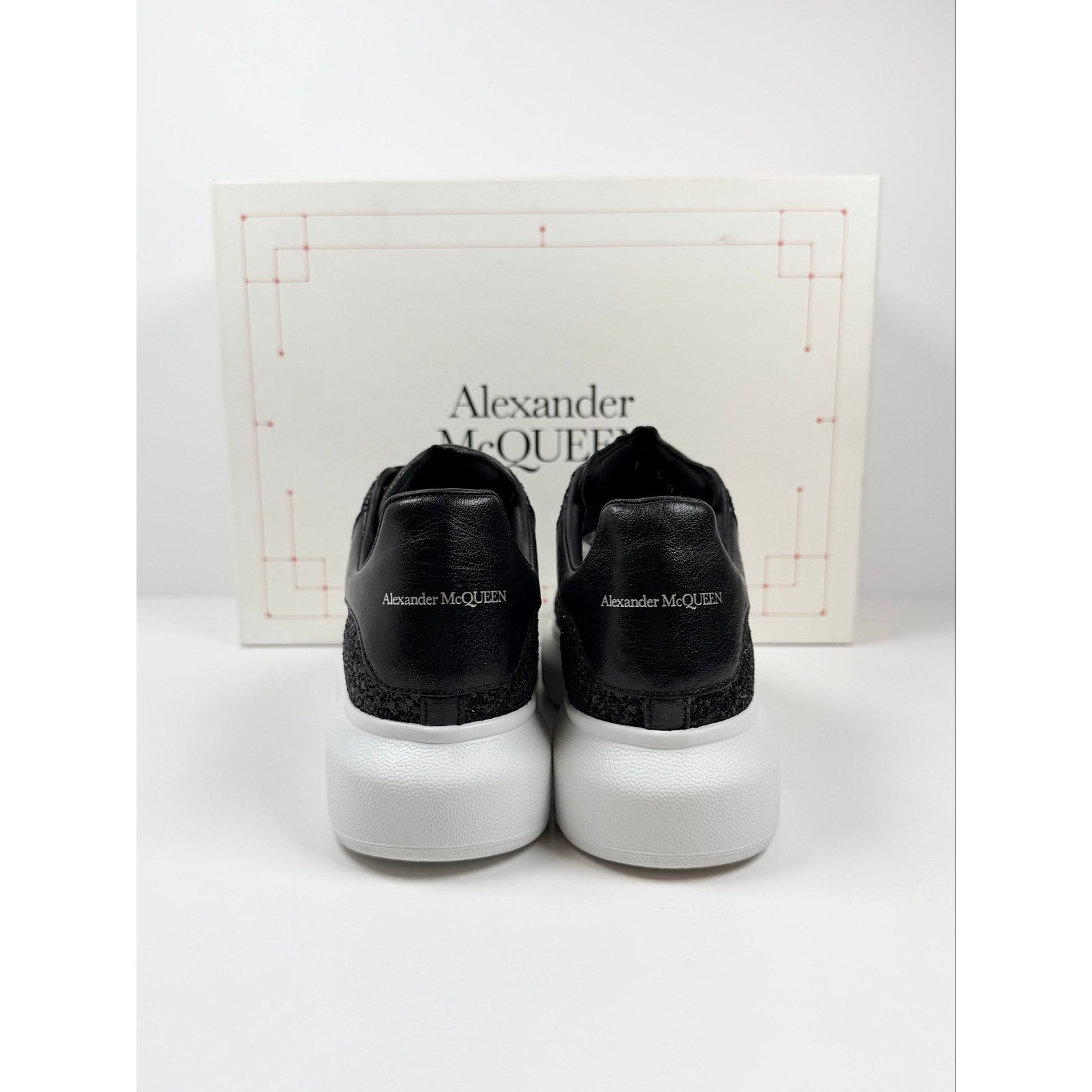 Size 7.5 - Alexander McQueen Black Crystals WORN 1X!