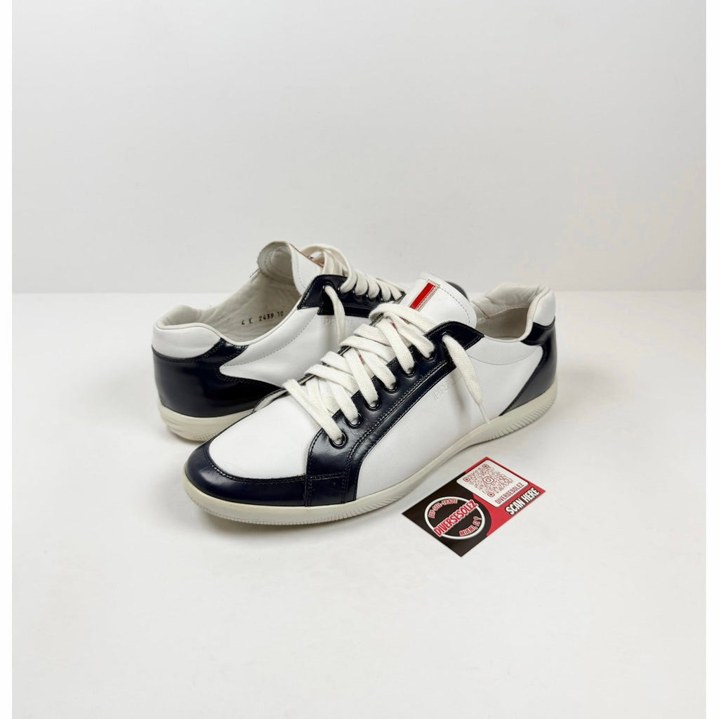 Size 10UK/11US - Prada Offshore Leather Low Top