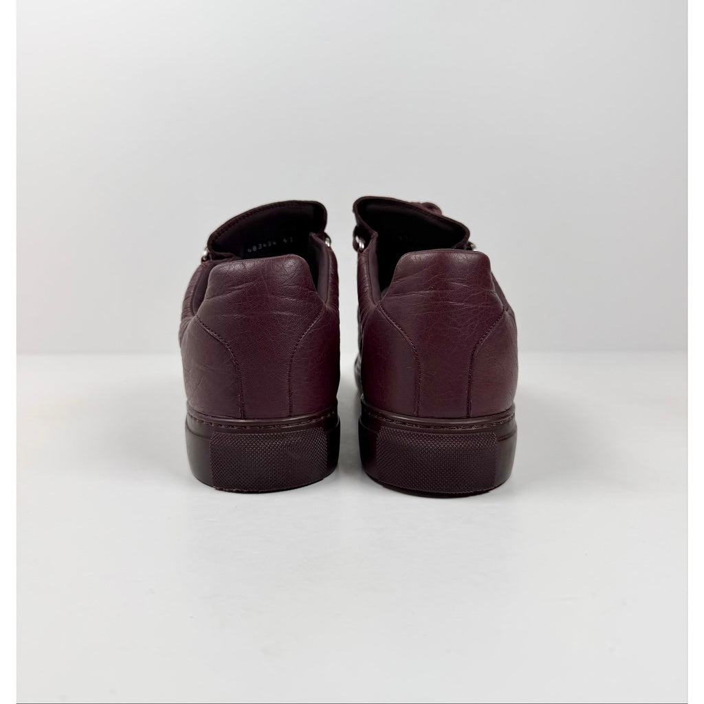 Size 41EU/8US - Balenciaga Arena Burgundy Low