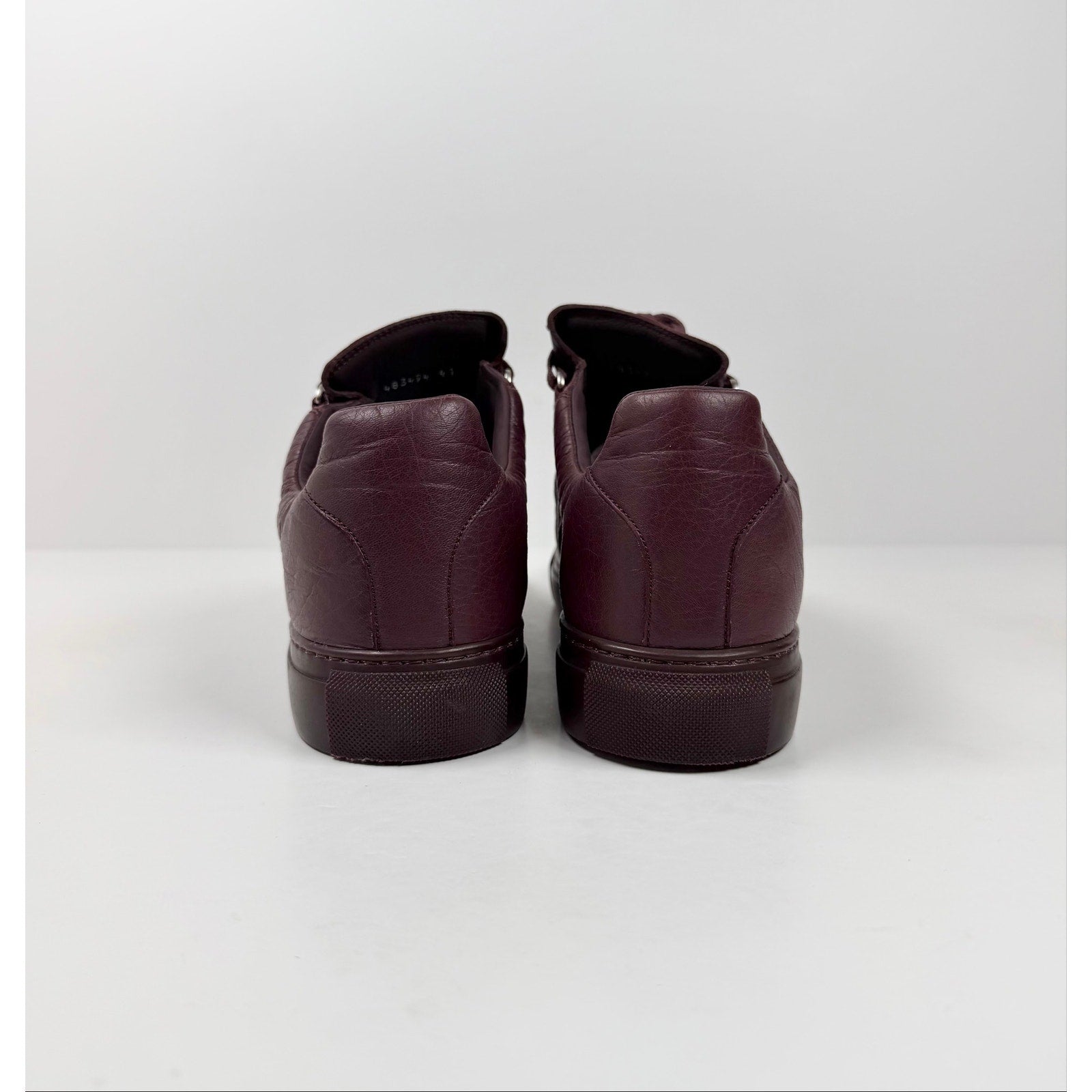 Size 41EU/8US - Balenciaga Arena Burgundy Low