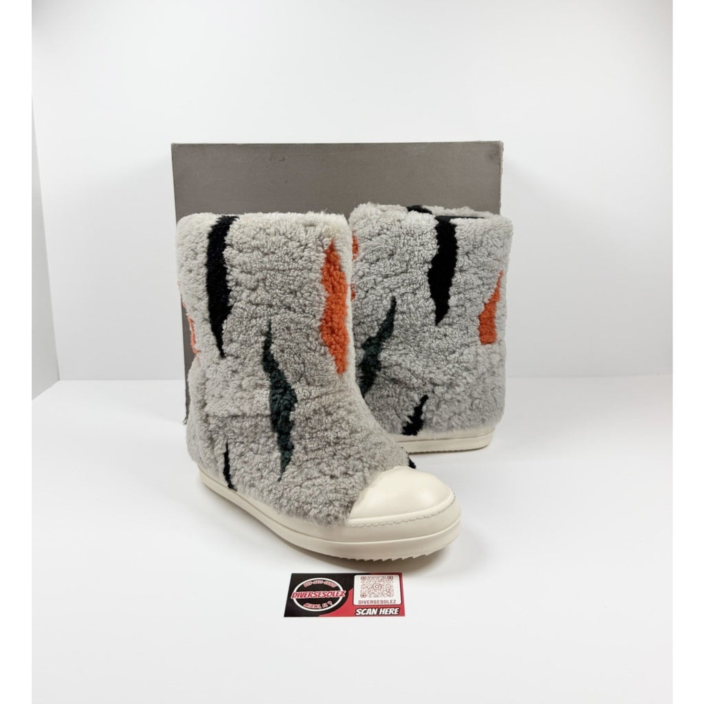 Size 9.5 - Rick Owens Shearling Jumbo Puffer Zebra WORN 1X