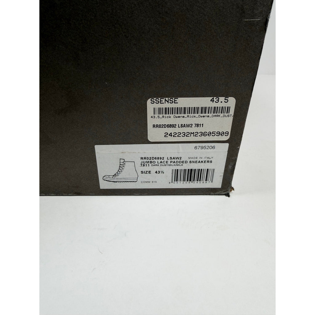 Size 10.5 - Rick Owens Mainline Jumbo Lace