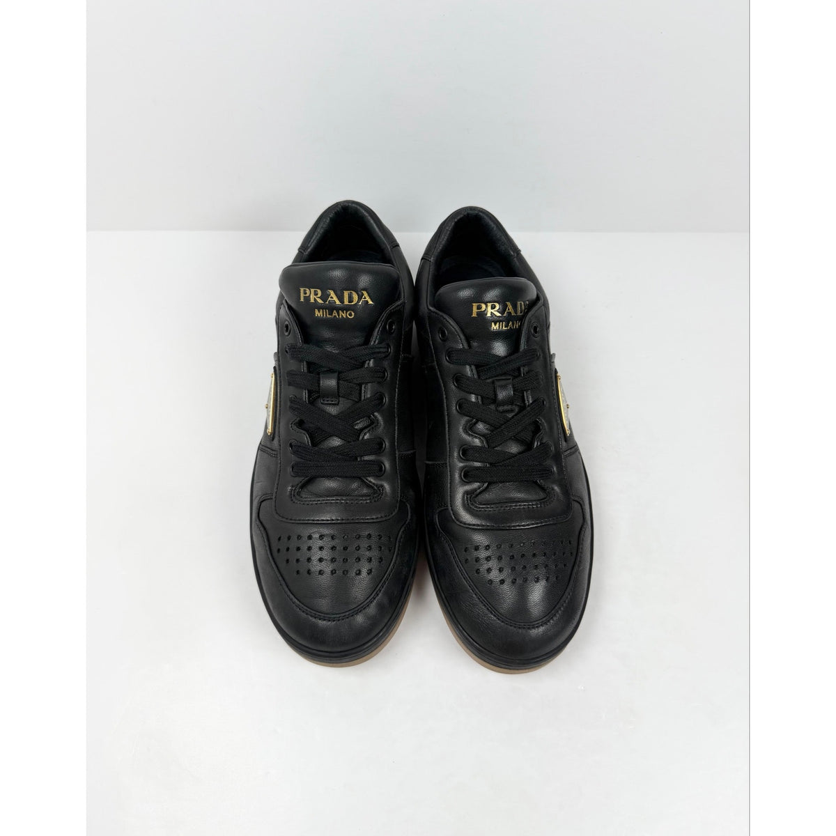 Size 7.5UK/8.5US - Prada Downtown Black Leather