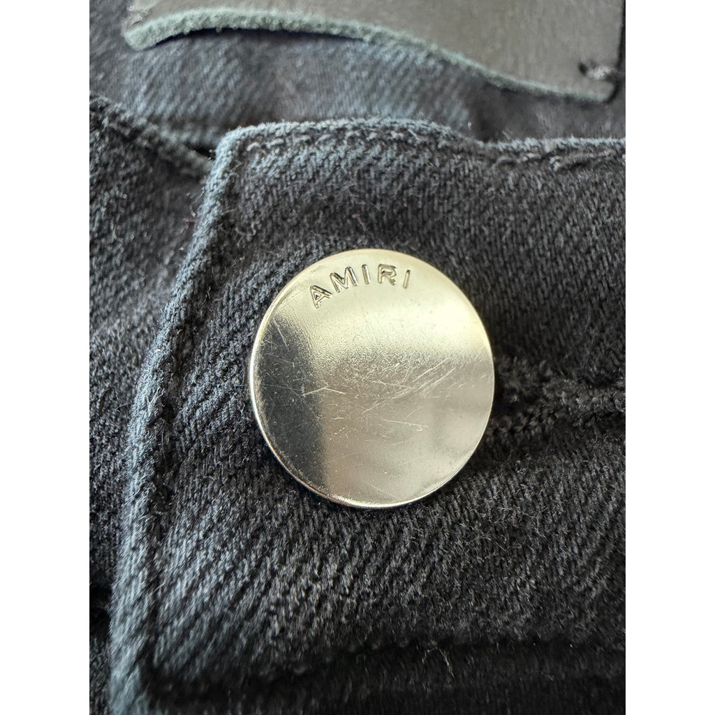 Size 28 - Amiri MX1 Bandana Patch Distressed Jeans