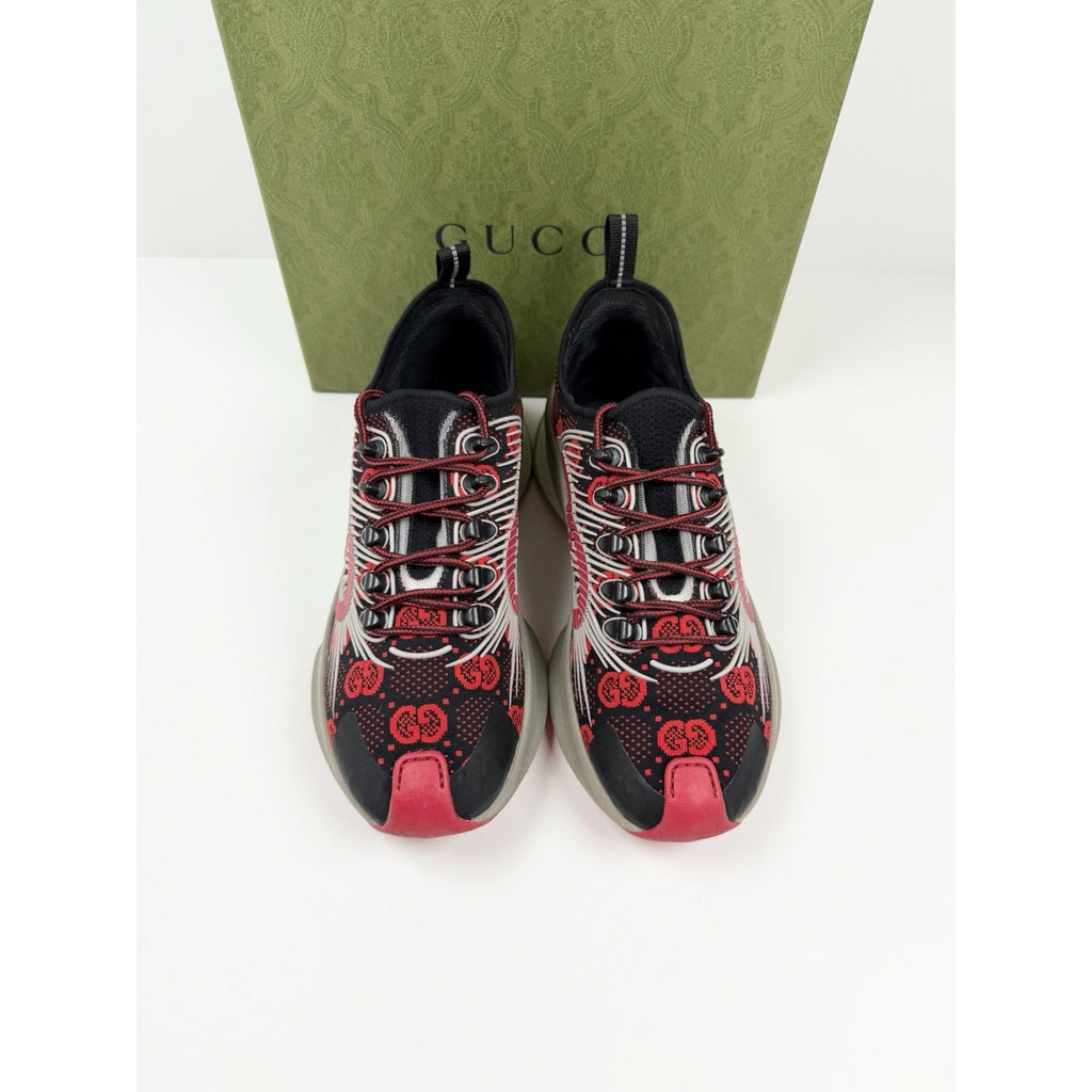 Size 6.5US - Gucci Run GG Red Sneakers NEW