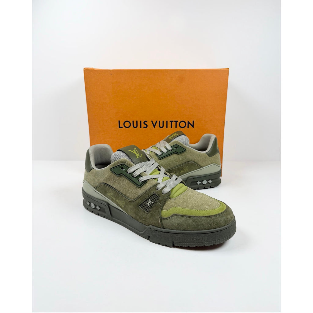 Size 10UK/11US - Louis Vuitton #54 Green Trainers