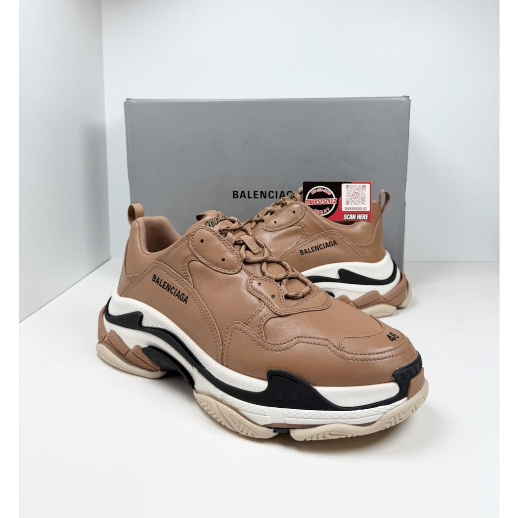 Size 46EU/13US- Balenciaga Triple S Beige NEW
