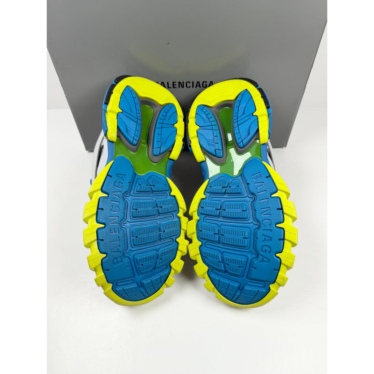 Size 45EU/12US - Balenciaga Track Gray Blue Yellow NEW