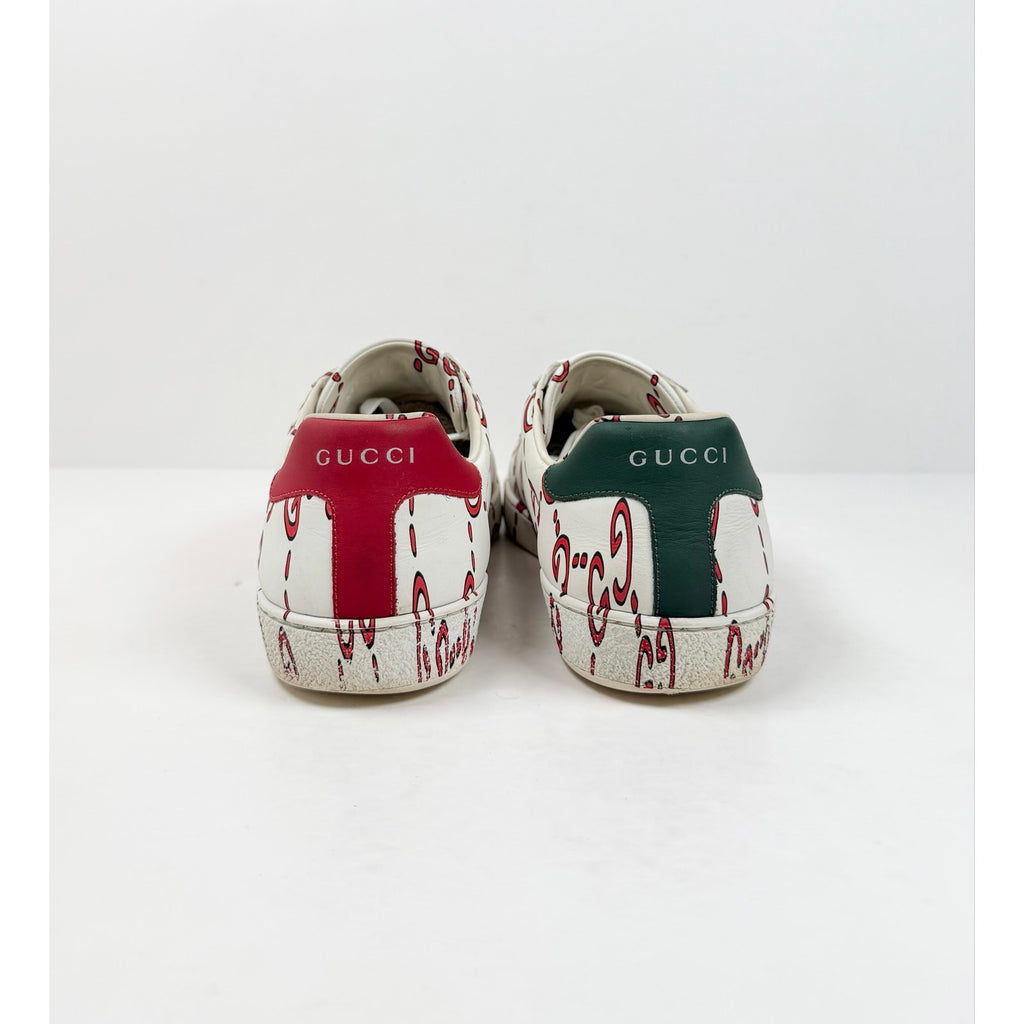 Size 7.5US - Gucci ace monogram ghost