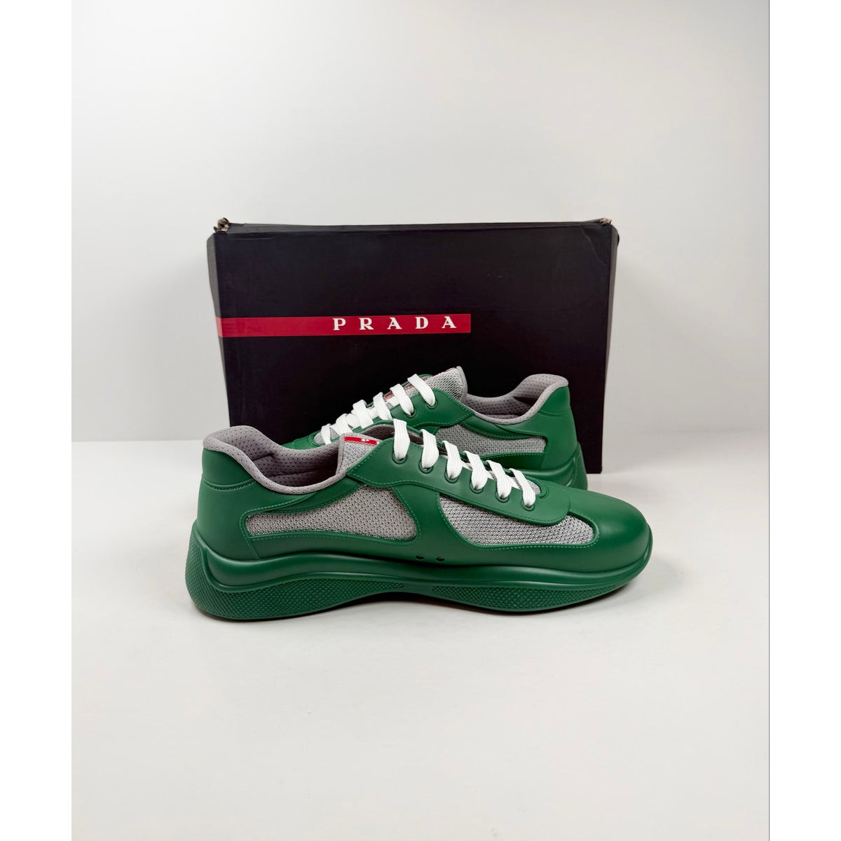 Size 13UK/14US - Prada Americas Cup Rubber Green NEW